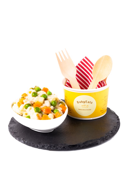 Creamy Chicken & Vegetables Pasta