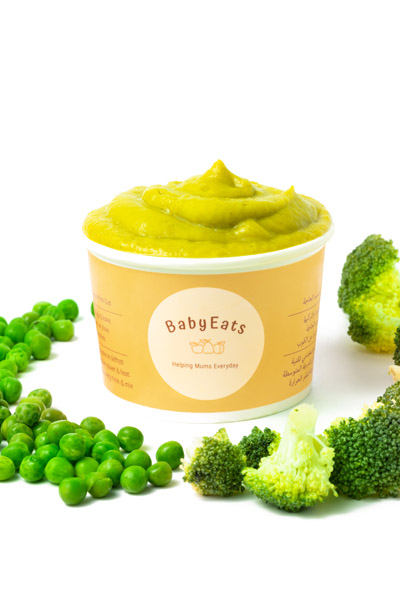 Sweet Potato, Broccoli & Peas
