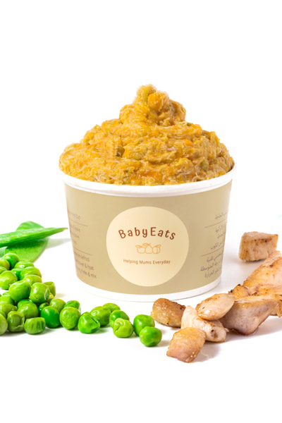 Chicken, Carrot, Peas & Leek