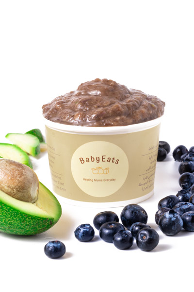 Banana, Avocado & Blueberries